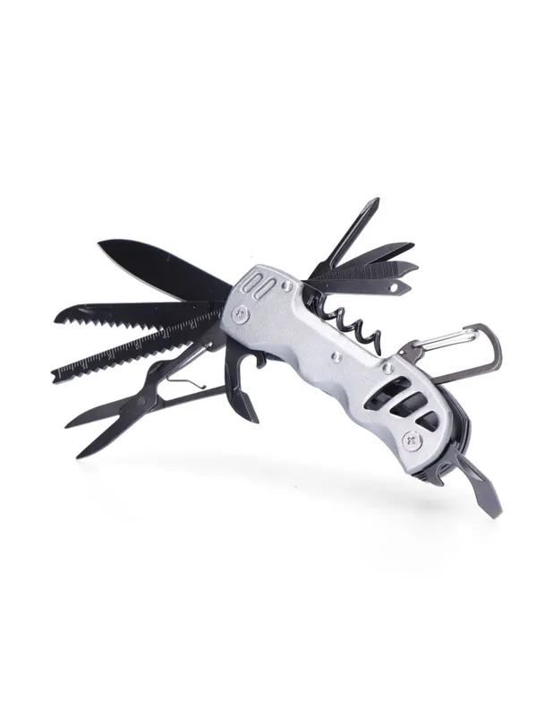 Multiherramienta con mosquetón modelo plateado, serie k2. edm Oferta